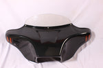 Talon Billets - HARLEY BATWING FAIRING WINDSHIELD 5"TOURING STREET ROAD KING UNPAINTED ABS AMBER