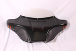 Talon Billets - HARLEY BATWING FAIRING WINDSHIELD 5"TOURING STREET ROAD KING UNPAINTED ABS AMBER