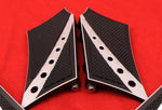 Talon Billets - Footpegs Floorboards Footboards Boards Rear Harley Touring Glide Deluxe Street f