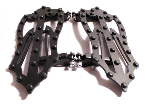 Talon Billets - FRONT FOOTPEGS FLOOR BOARDS FOOTBOARDS 4 SOFTAIL HERITAGE CUSTOM ULTRA FAT BOY s