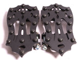 Talon Billets - REAR FOOTPEGS FLOOR BOARDS FOOT PEGS FLOORBOARD HARLEY TOURING ROAD STREET FLST