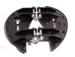 Talon Billets - REAR FOOTPEGS FLOORBOARDS FOOTBOARDS HARLEY TOURING ROAD STREET ULTRA GLIDE FLT