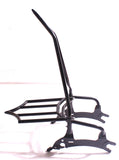 Talon Billets - BACKREST SISSY BAR BLACK QUICK RACK PASSENGER 4 INDIAN CLASSIC VINTAGE 14-18