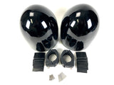 Talon Billets - 8” Black Painted Fiberglass Wakeboard Tower Enclosure Pods 4 Marine Speakers