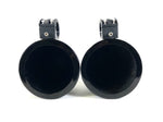 Talon Billets - 8” Black Painted Fiberglass Wakeboard Tower Enclosure Pods 4 Marine Speakers