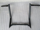 APE HANGER HANDLEBAR 12" BLACK 4 Harley TOURING SOFTAIL SPORTSTER KING FATBOY