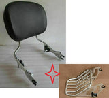 Talon Billets - BACKREST SISSY BAR RACK 4 HARLEY TOURING ROAD KING 09-Later GLIDE STREET ELECTRA