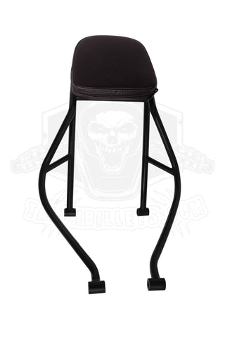 Rear Passenger Seat Pad Cushion Luggage Rack for Triumph Bonneville Bobber Black