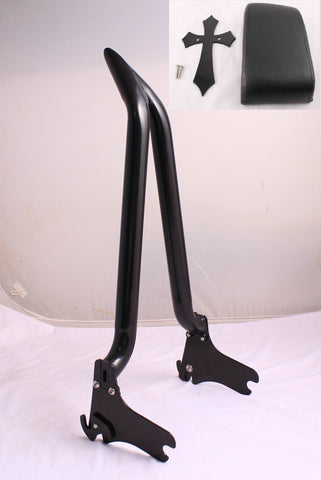 TALL BACKREST SISSY BAR PAD HARLEY TOURING 97-08 ROAD KING STREET GLIDE 1.5"