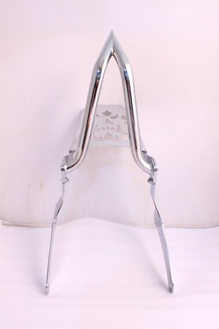 Backrest Sissy Bar w/Luggage Rack For Kawasaki Vulcan 900 VN900 Classic Chrome