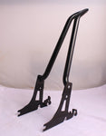 TALL BACKREST SISSY BAR BLACK PAD HARLEY SOFTAIL HERITAGE CUSTOM DELUXE SPRINGER